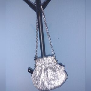 🥈 NWOT Vanessa Prom Homecoming Party Small Chain Purse Clutch Wrist Anniversary